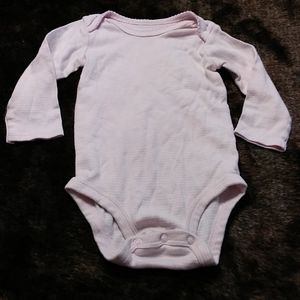 Pink long sleeve onsie
